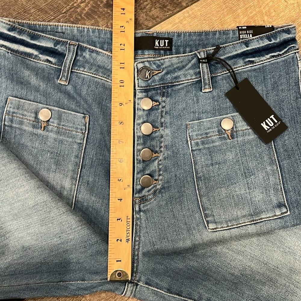 NWT Kut from the Kloth Stella High Rise Flare Jeans Size 14 - Picture 4 of 9